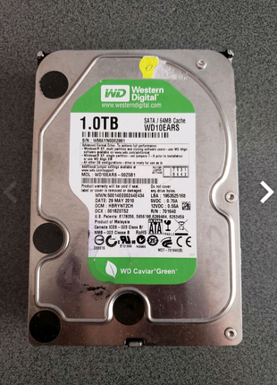 Жорсткий диск Western Digital 1.0 TB.