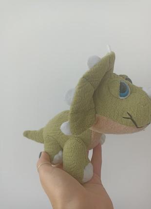 Іграшка м'яка динозавр глазастик