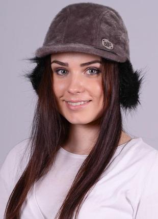 Кепка зимняя. кепка женская. теплая шапка