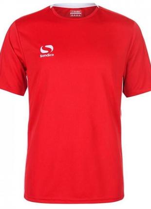 Спортивная футболка sondico fundamental polyester football red...
