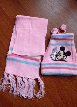 Комплект дитячий шапка шарф