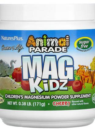 NaturesPlus, "Парад зверей" Mag Kidz, магний для детей, вкус н...