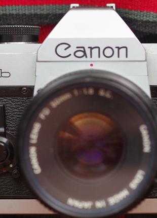 Фотоаппарат Canon FTb QL+ Canon fd 50mm 1.8 S.C.