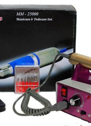 Машинка для маникюра и педикюра фрезер Beauty nail NN 25000