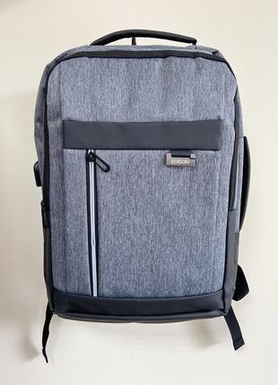 Рюкзак міський для ноутбука Edison 19383 Сірий ( код: IBR182S )