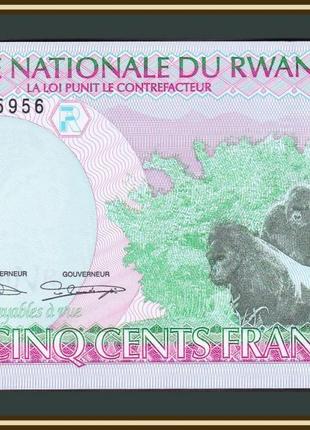 Руанда 500 франків 1998 рік UNC №493