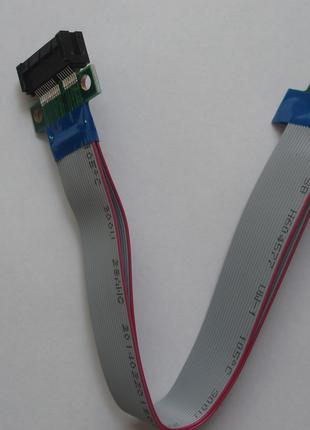 Райзер подовжувач PCI-E 1x гнучкий шлейф 24 см Райзер-подовжув...
