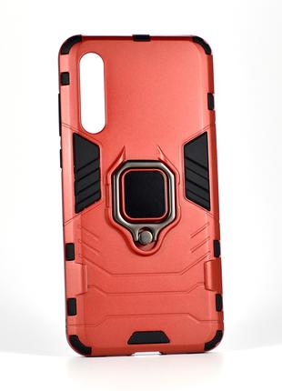 Противоударный чехол на Xiaomi Mi 9 Pro красный Black panther