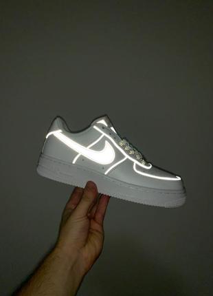 Женские кроссовки nike air force 1 рефлективные