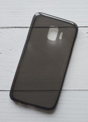 Чехол Samsung J260F Galaxy J2 Core 2018 для телефона серый сил...