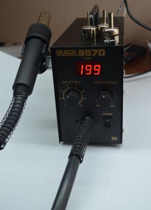 Паяльная станция аналог Quick 857d фен термовоздушная