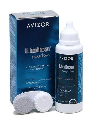 Раствор для линз avizor unica sensitive 100мл