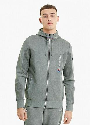 Кофта джемпер puma bmw mms full-zip