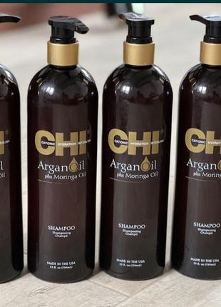 Восстанавливающий шампунь argan oil plus moringa oil shampoo