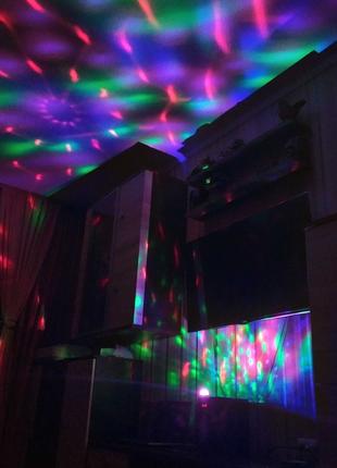 Розумна RGB Світломузика для дому в Машину Реагує на Звук LED...