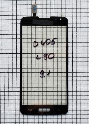Тачскрин LG D405 D415 Optimus L90 сенсор для телефона черный