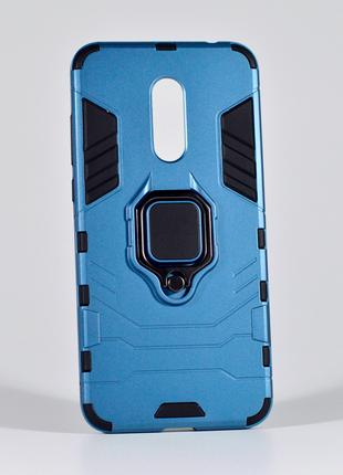 Противоударный чехол на Xiaomi Redmi 5 Plus синий Black panther
