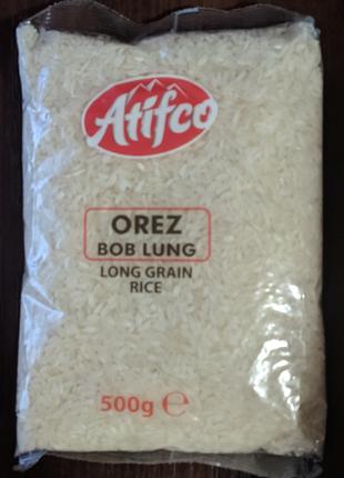 Білий довгозерновий рис Atifco Long Grain White Rice 500 гр.