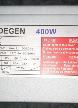 Блок живлення Codegen Model: 400X на 400W