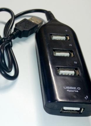 Концентратор USB HUB 4 порта USB 2.0