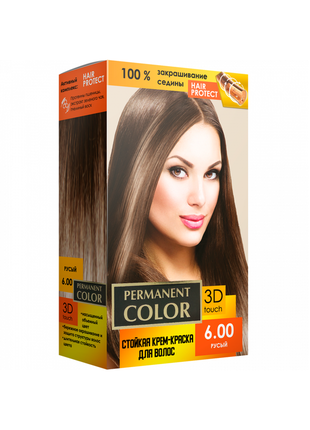 Крем-фарба для волосся з окислювачем «permanent color» тон «ру...