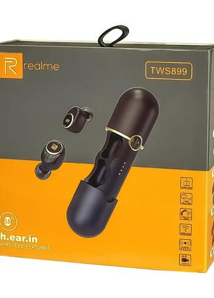 Бездротові навушники Realme TWS899 чорні Qscreen