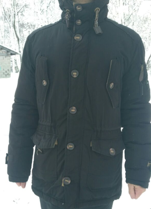 Пальто мужское, пуховик, фирменное bosline, качественное, теплое