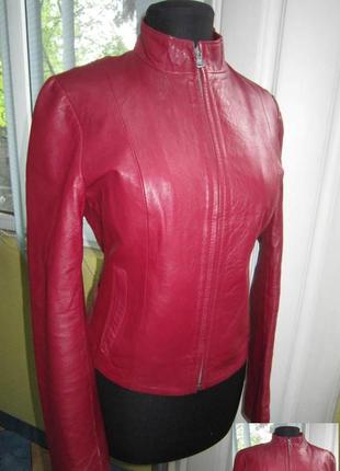 Оригінальна модна жіноча шкіряна куртка vera pelle. лот 193