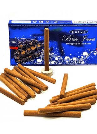 Благовония безосновные Blue Jewel dhoop sticks Premium (Голуба...