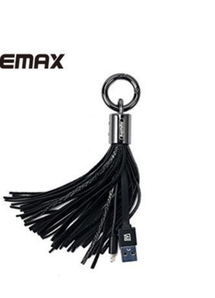 USB кабель- брелок Remax  Ring RC-053i Lightning, 0.15m black