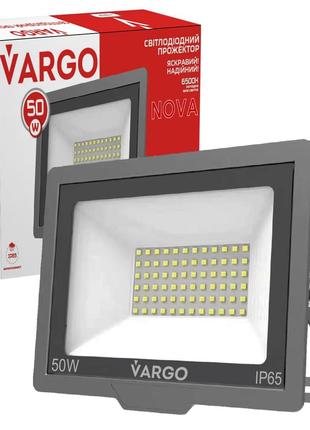 50W 4500lm 6500K светодиодный led прожектор Vargo Nova 220V (1...