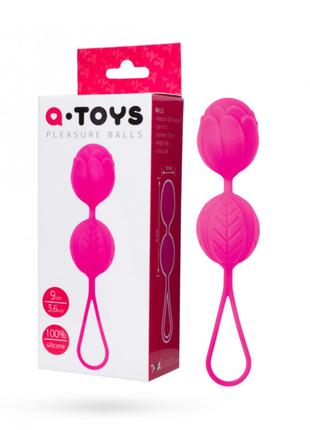 Вагінальні кульки Toyfa A-Toys, силікон, рожеві, Ø 3,5 см