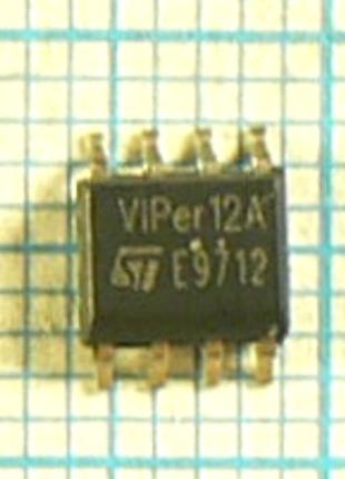Лот: VIPer12A so8 (VIPer12) 2 шт. за ціною 57.35 сюн = 114.7 ÷