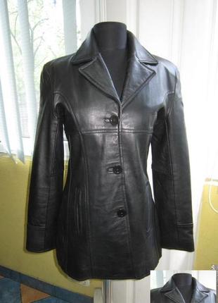 Жіноча шкіряна куртка — піджак. германія. розмір 48. лот 931