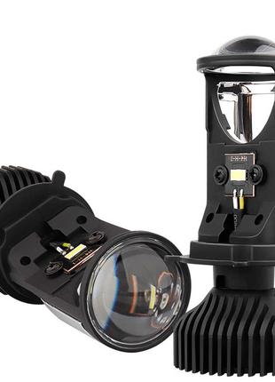 Комплект світлодіодних лінз HeadLight Y6D BI-LED H4 25/35W mini
