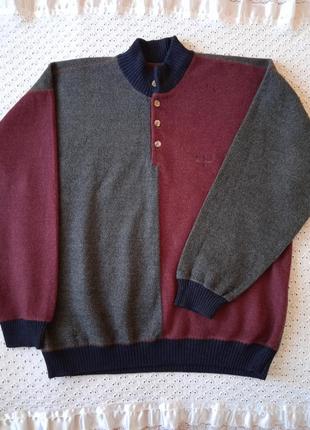 Теплий светр з вовни кофта свитер шерстяной теплый