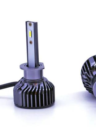 Цоколь H1 Комплект LED ламп T18 H1 6000K 9-32V 26W радиатор с ...