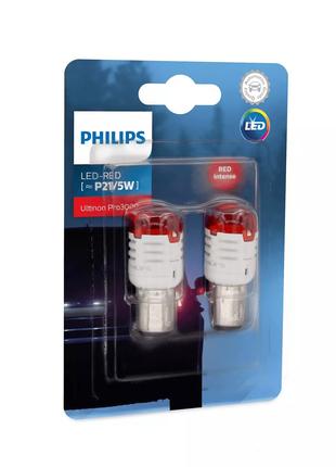Комплект светодиодных ламп Philips 11499U30RB2 P21/5 LED 12V U...