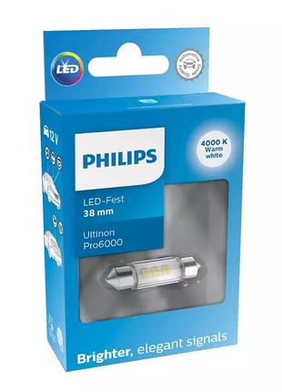 Светодиодная лампа Philips 11854WU60X1 White Ultinon Pro6000 1...