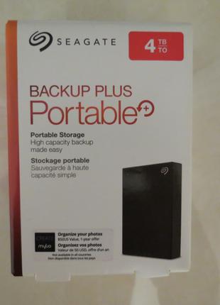 Внешний диск HDD Seagate Backup Plus PORTABLE 4TB 2.5" USB 3.0