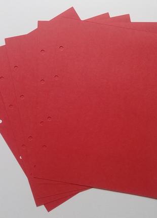 Листи роздільні червоні 10 шт 200*250 мм (Формат Optima)