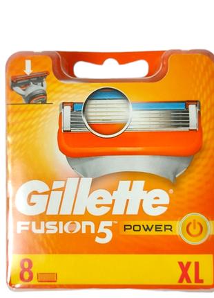 Сменные кассеты для бритвы Fusion 5 Power Gillette 8 шт. Жилет...