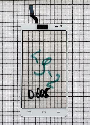 Тачскрин LG D605 Optimus L9 II сенсор для телефона белый