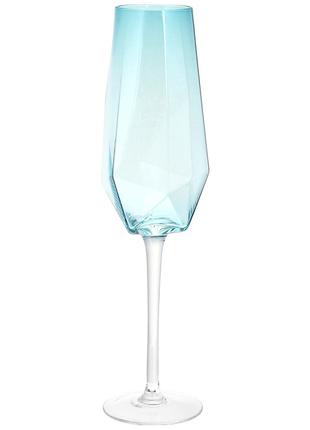 Набор (4шт.) стеклянных бокалов для шампанского Monaco 370мл, ...