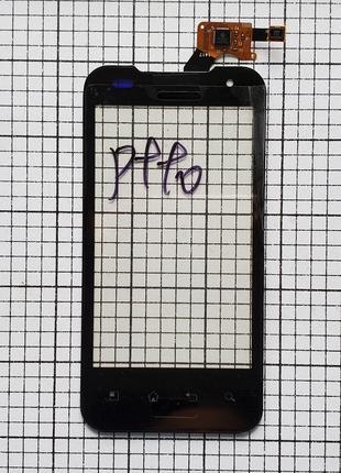 Тачскрин LG P990 Optimus 2X сенсор для телефона черный