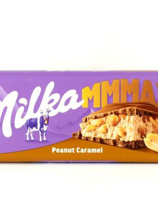 Молочный шоколад Milka Peanut Caramel 276g (Швейцария)