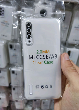 Чехол прозрачный плотный 2мм Xiaomi Mi A3