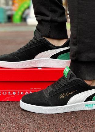 Розпродаж! замшеві, чорні кеди puma / замшевые кеды пума распр...