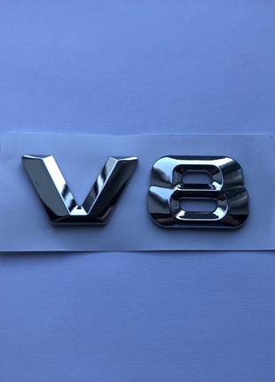 Эмблема шильдик надпись на крала багажник Mercedes-Benz V8