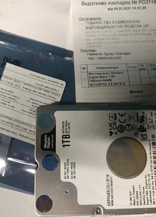 БУ Жорсткий диск для ноутбука 2.5" 1 TB WD (WD10SPSX) знижка